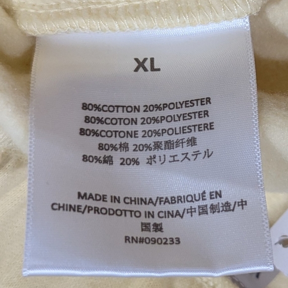 Mens FEAR OF GOD Essentials Drawstring Jogger Pants Yellow XL - Picture 8 of 10